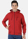 Men Red Solid Jacket