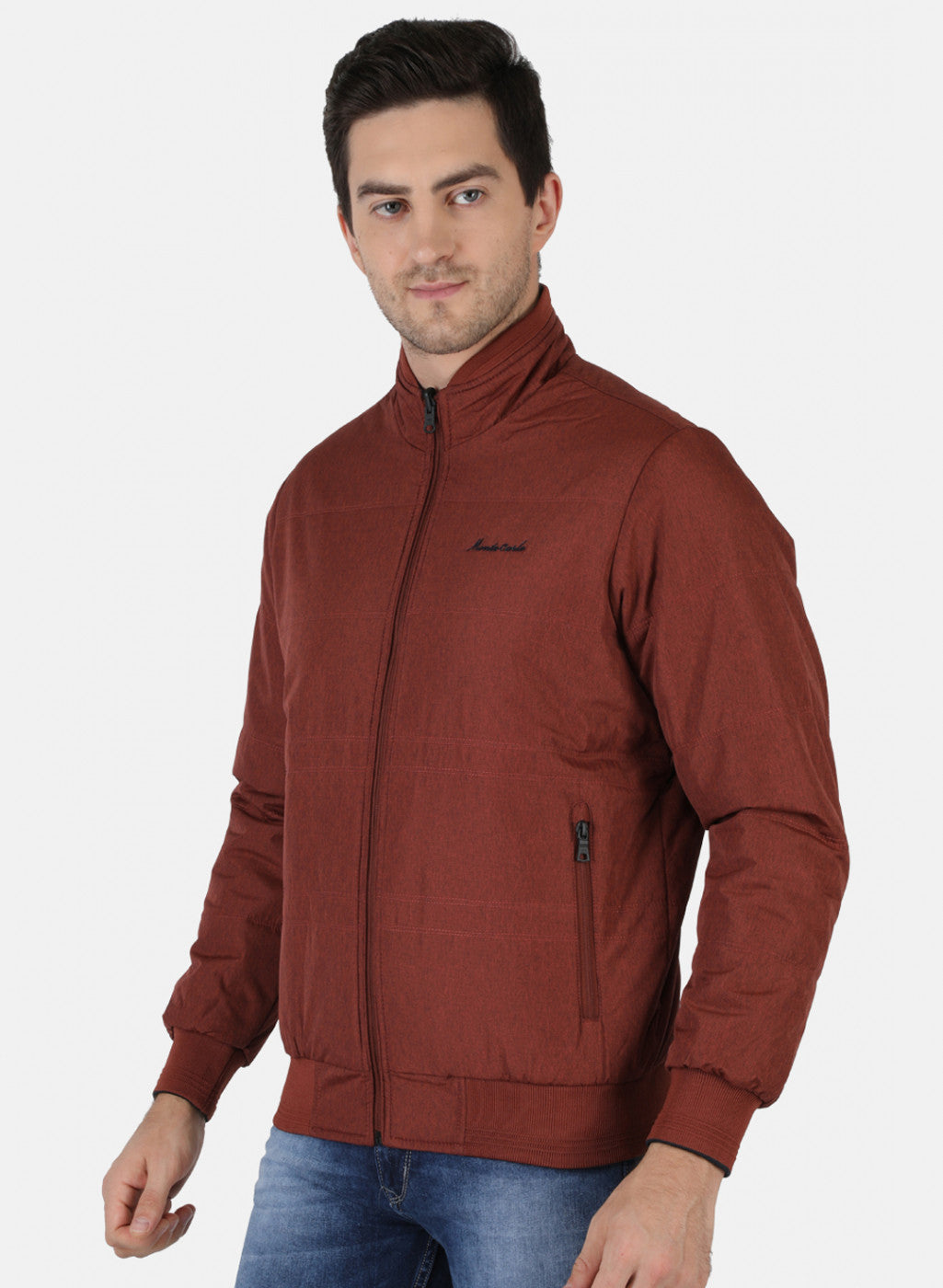 Men Red Solid Jacket