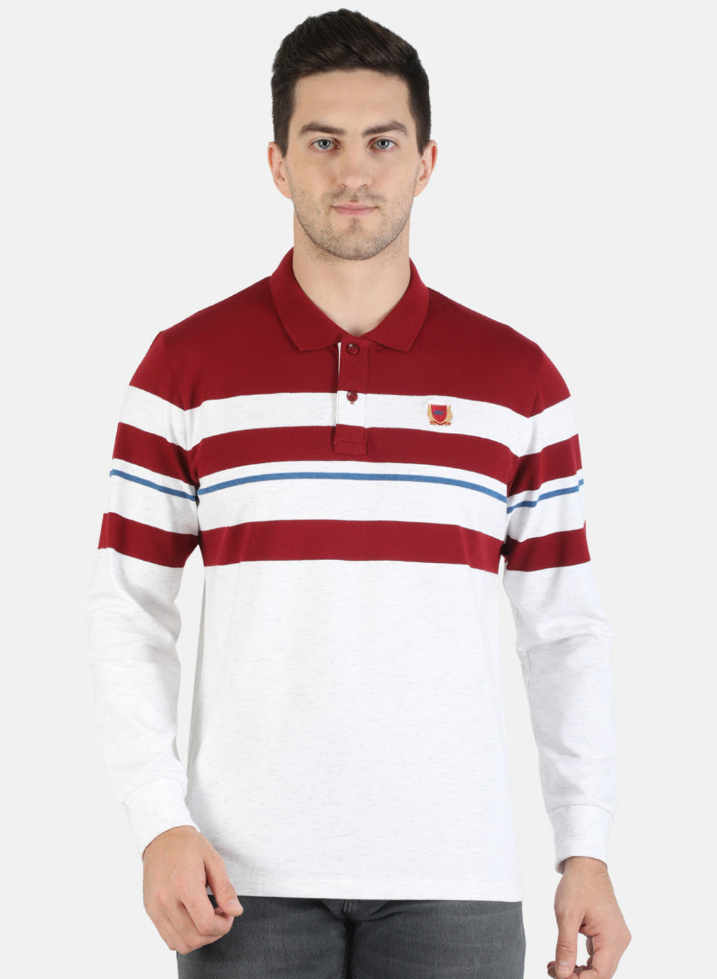 Men Red Stripe T-Shirt