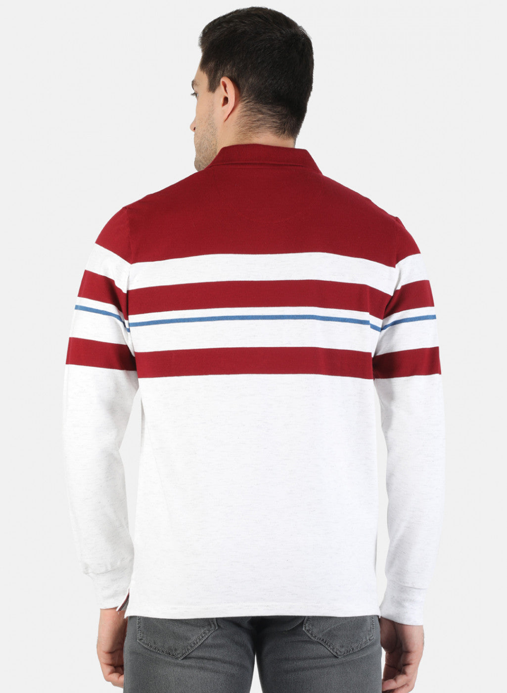 Men Red Stripe T-Shirt