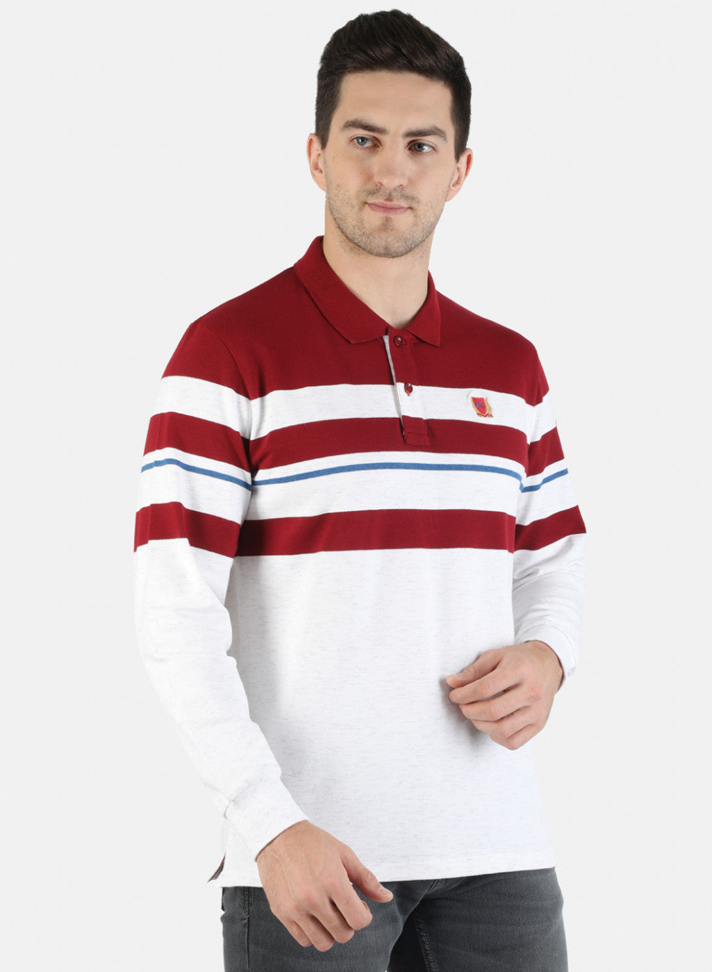 Men Red Stripe T-Shirt