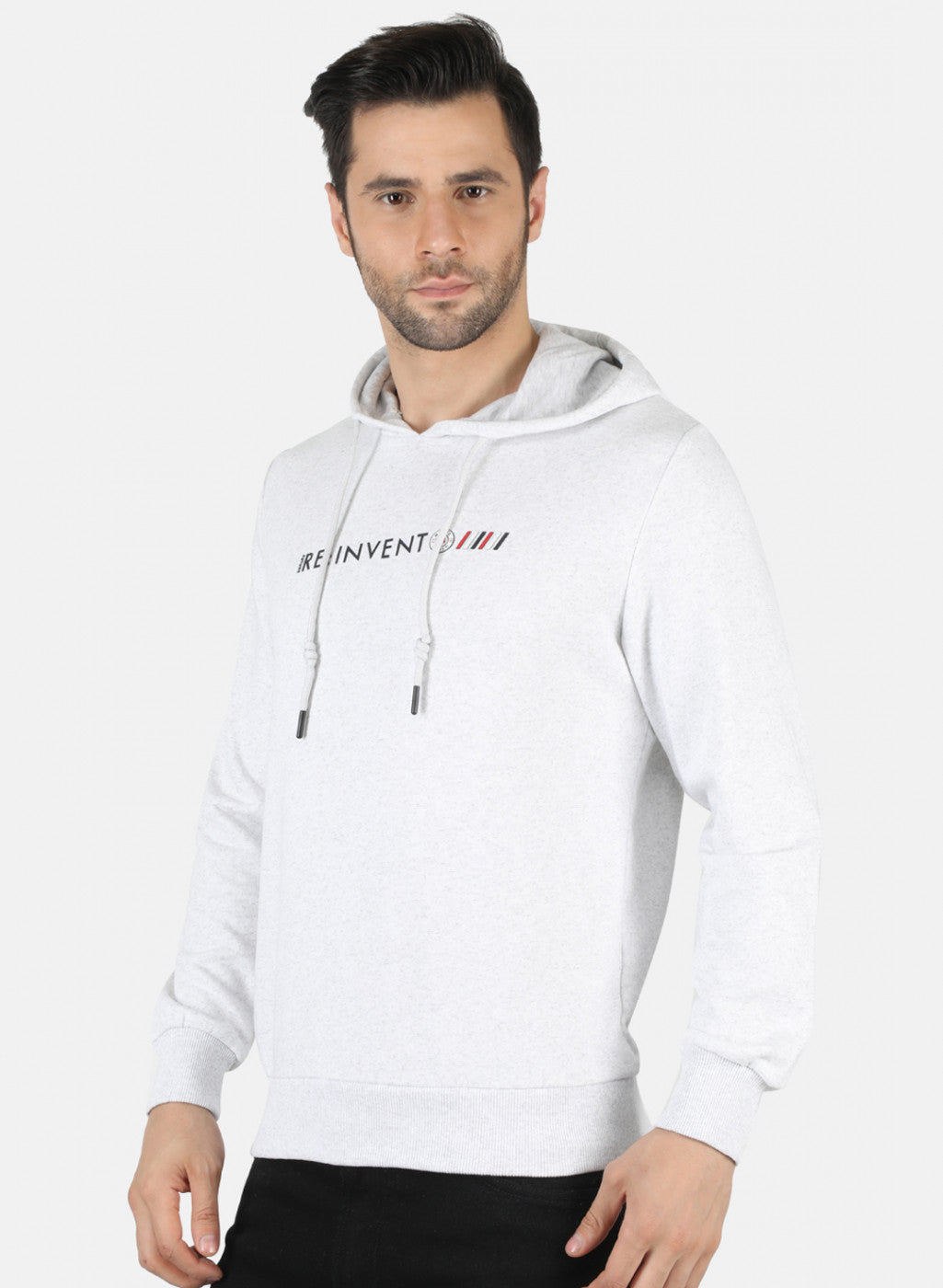 Men Grey Solid Sweatshirt