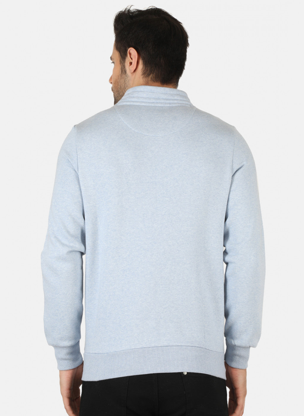 Men Blue Printed Sweatshirt