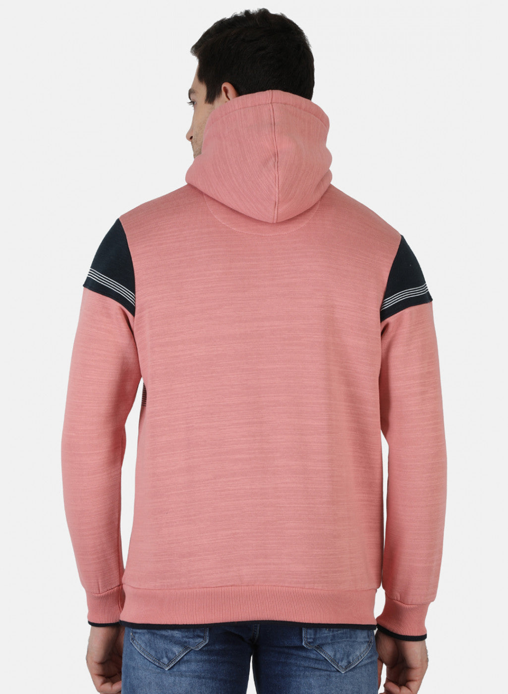 Men Pink Printed Sweatshirt