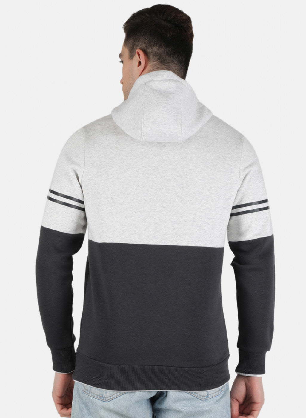 Men Grey Printed Sweatshirt