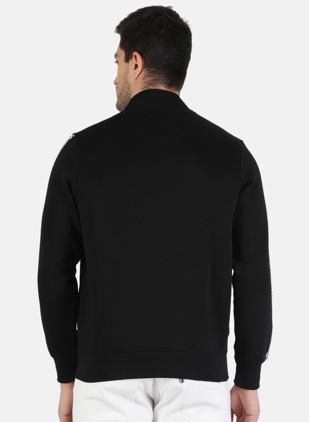 Men Black Printed Sweatshirt