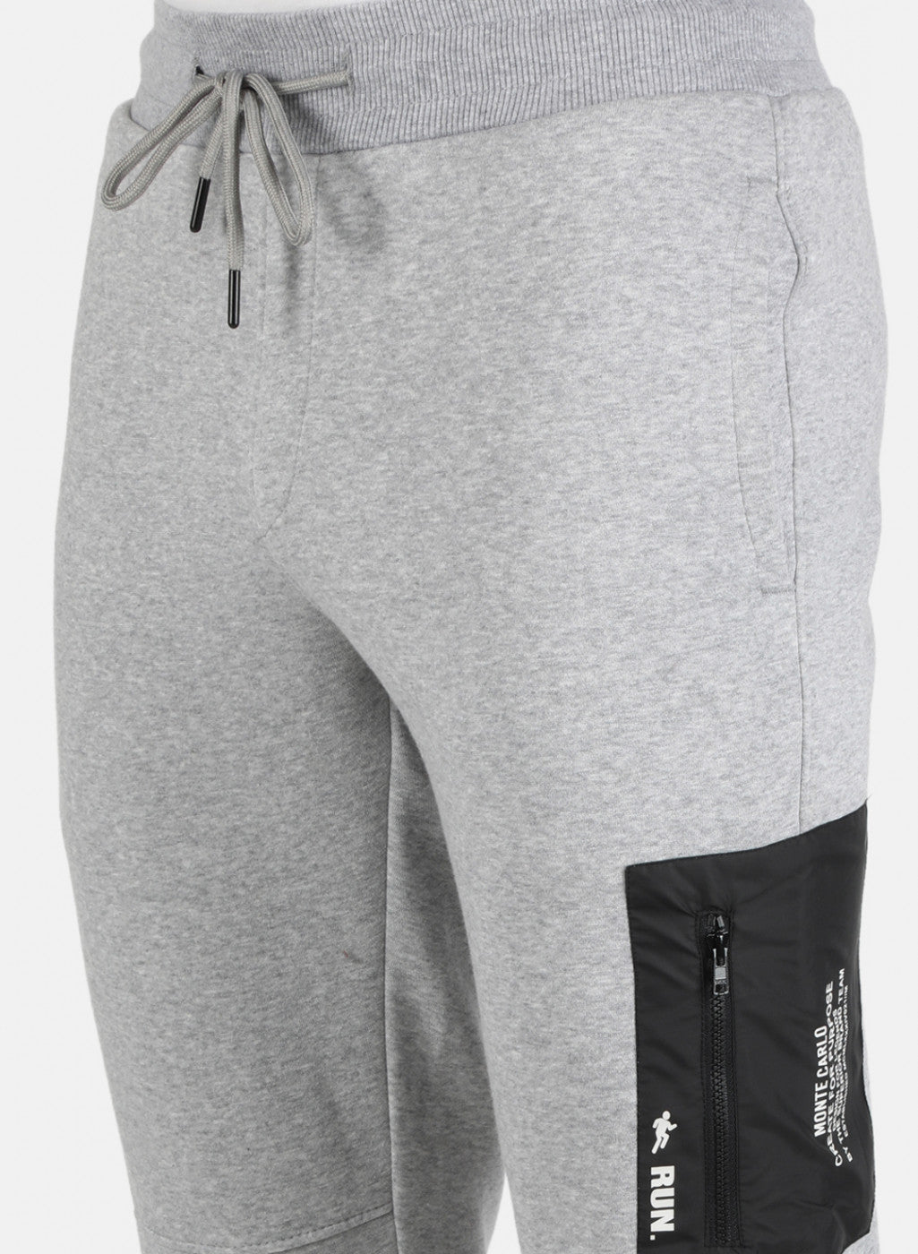 Men Grey Solid Winter Lower