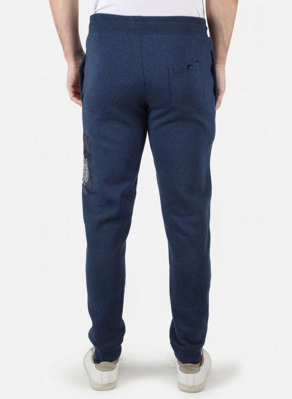 Men Blue Solid Winter Lower