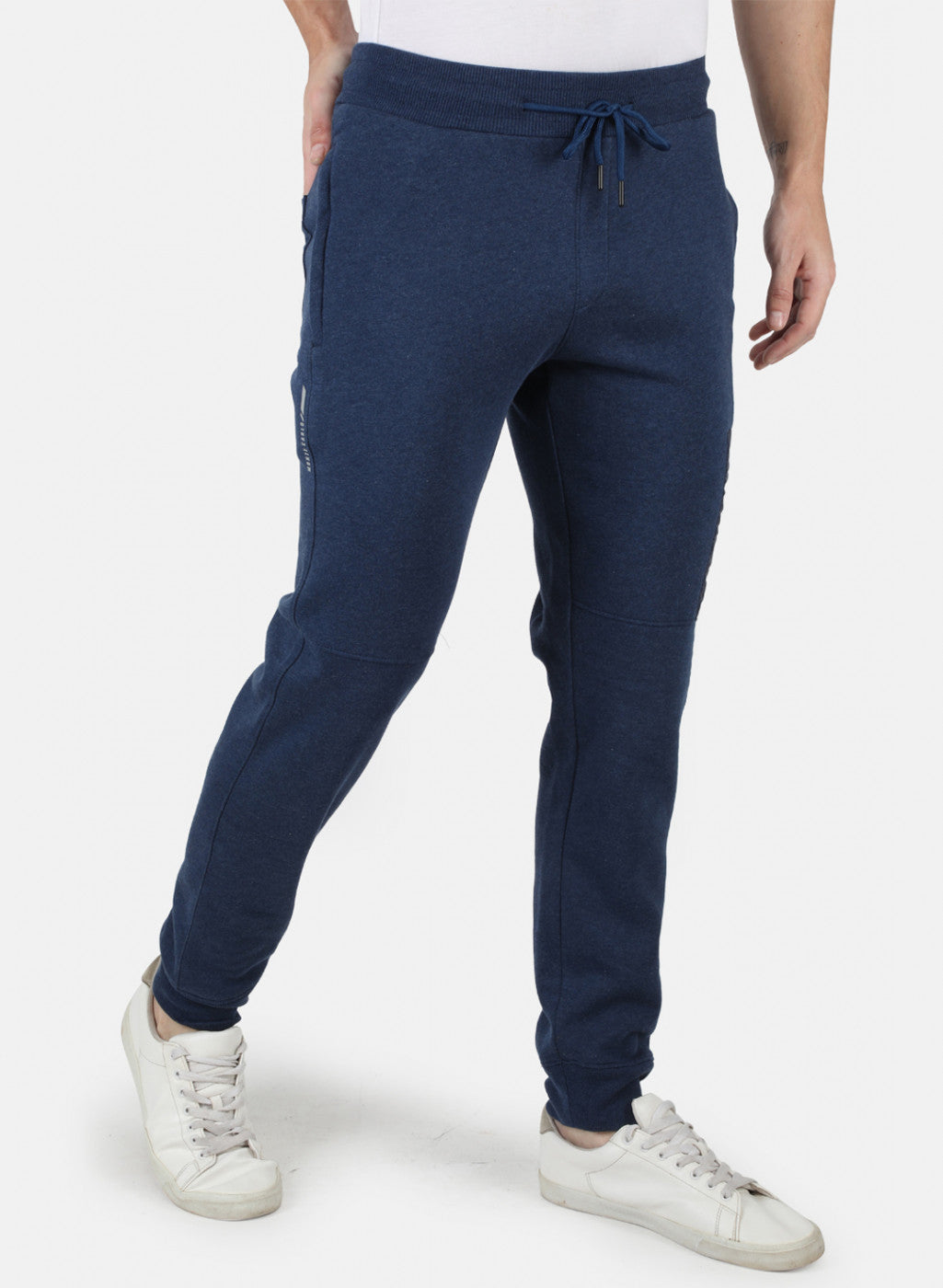 Men Blue Solid Winter Lower