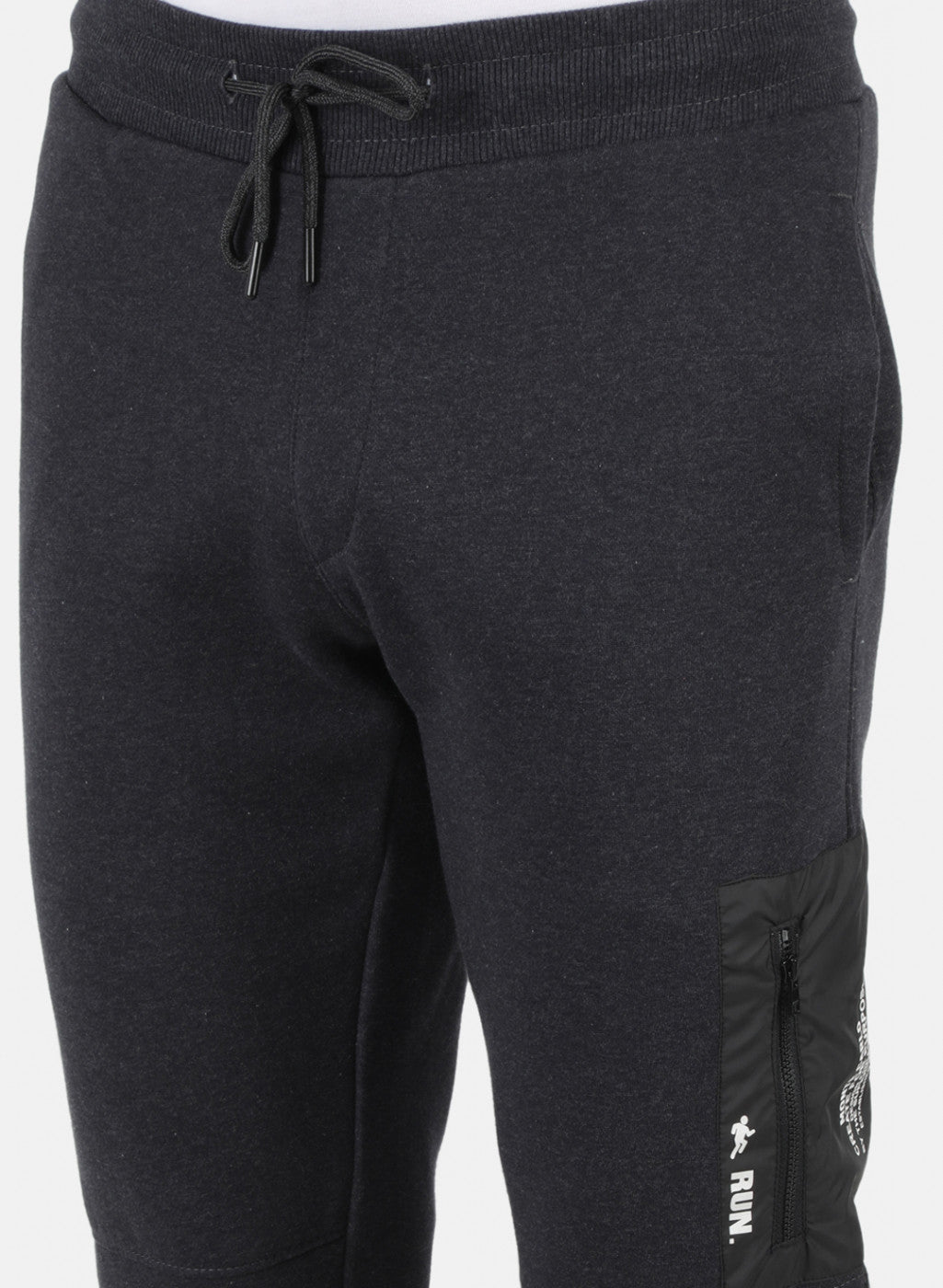 Men Grey Solid Winter Lower