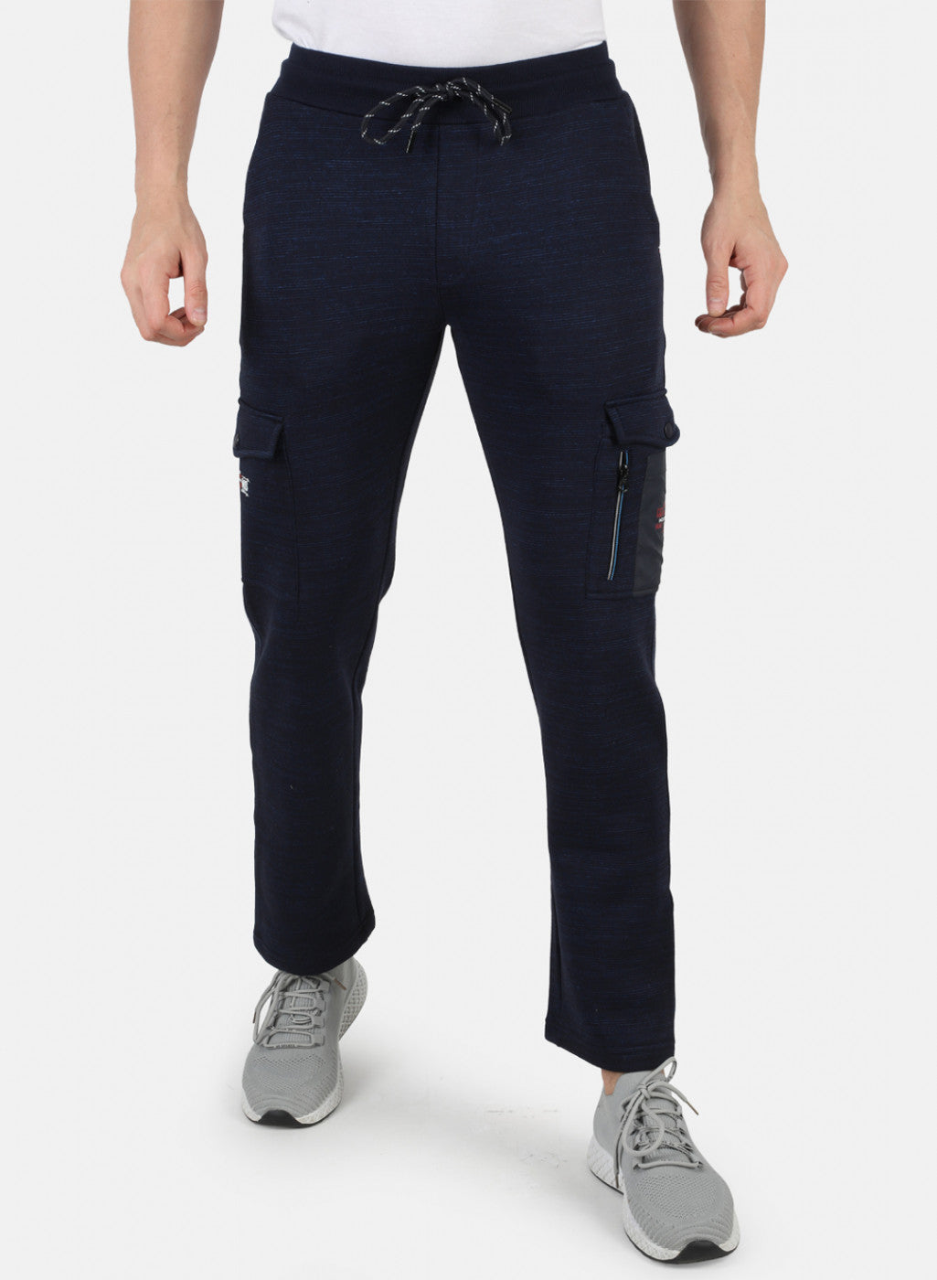 Men Blue Solid Winter Lower