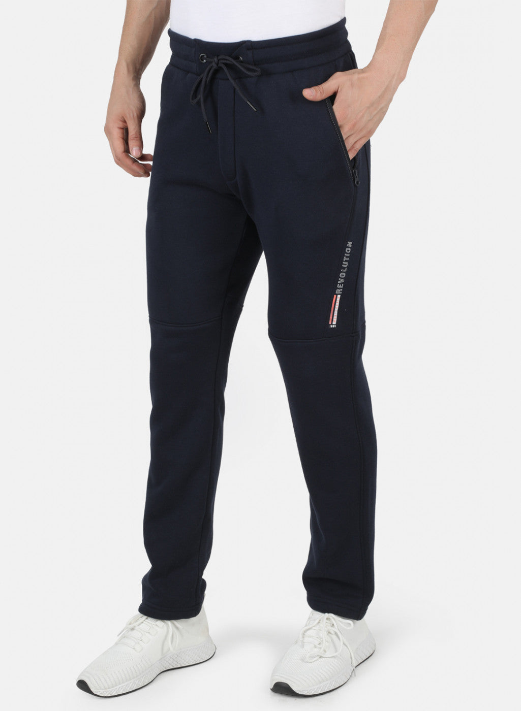 Men NAvy Blue Solid Winter Lower