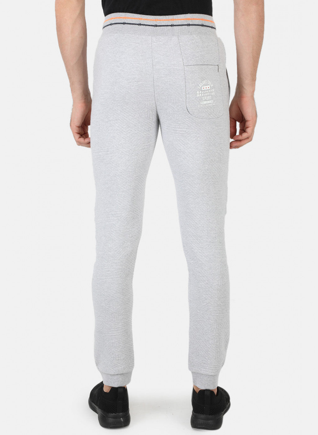 Men Grey Jaquard Winter Lower