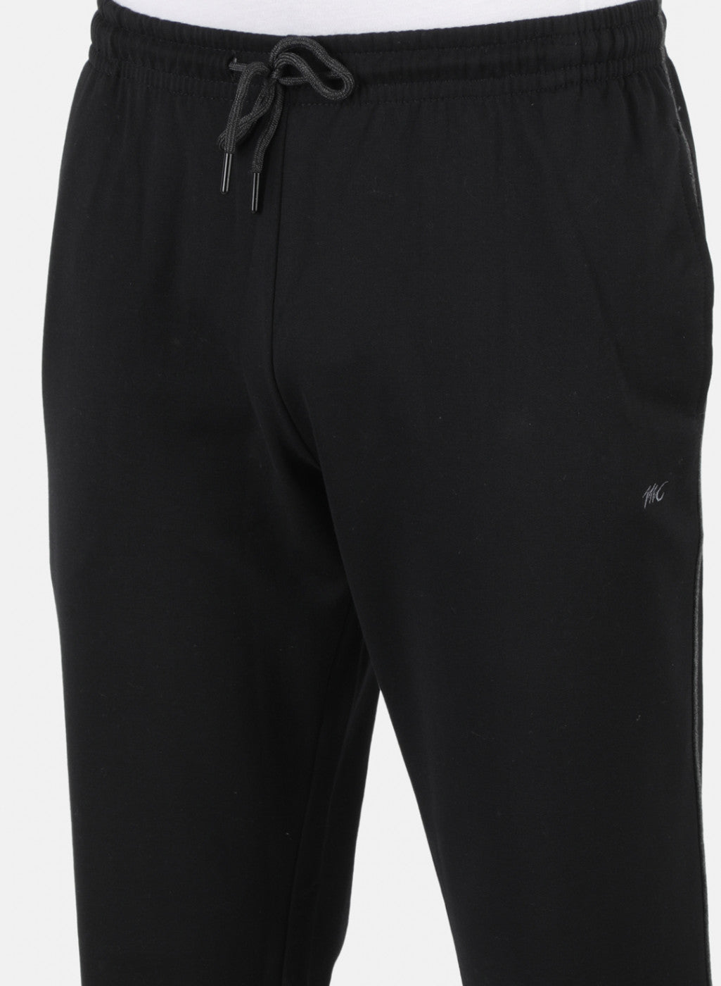 Men Black Solid Winter Lower