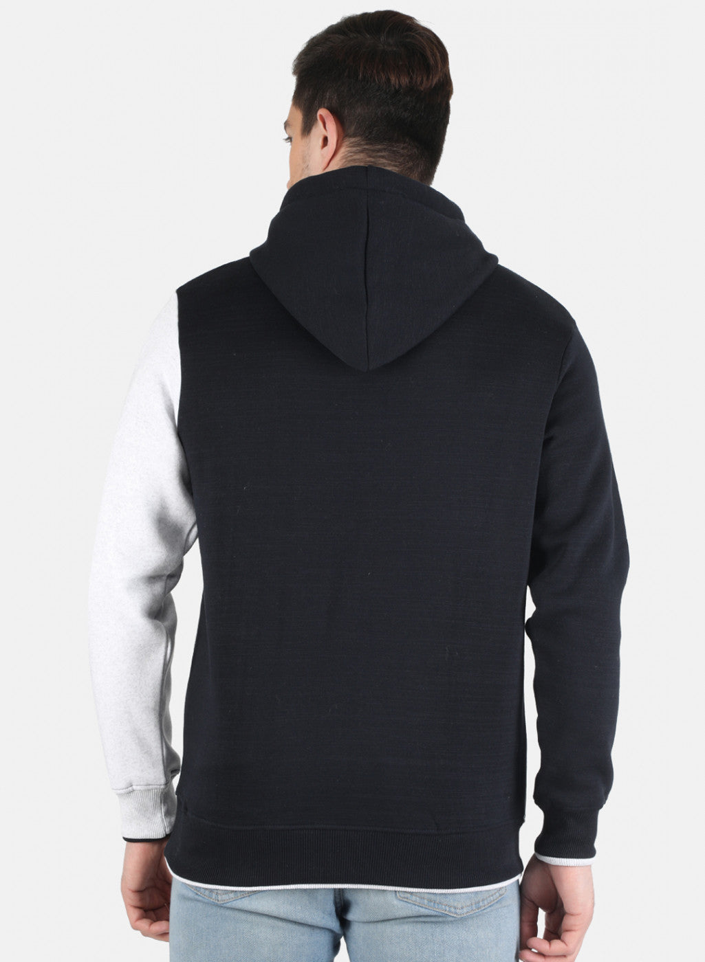 Men NAvy Blue Printed Sweatshirt