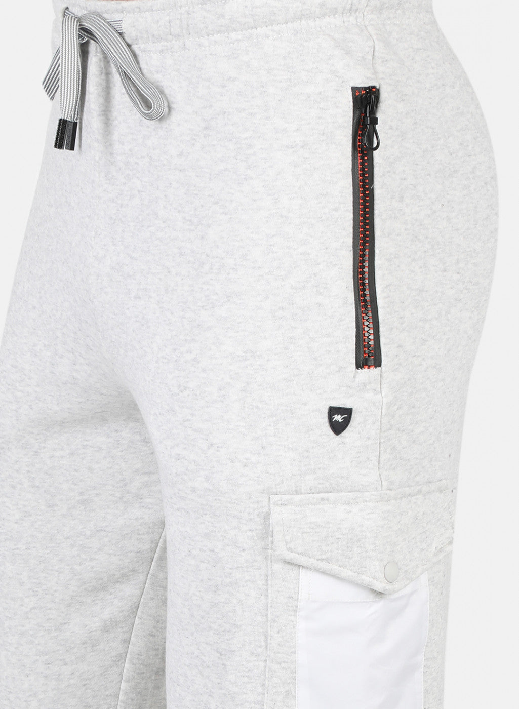 Men Grey Printed Tracksuit