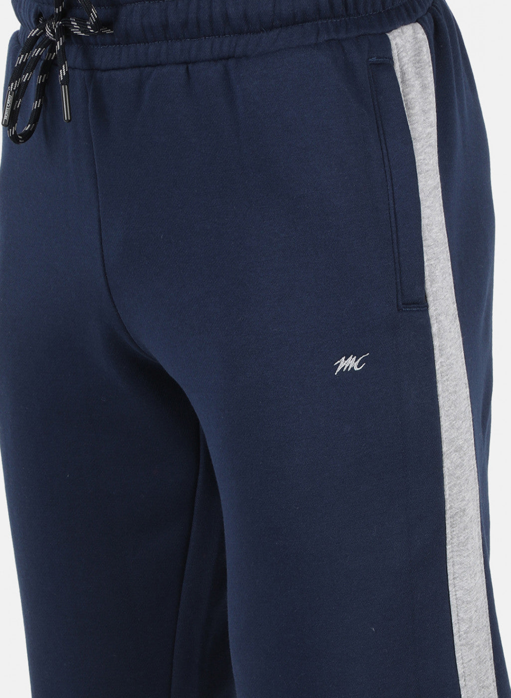 Men NAvy Blue Solid Tracksuit