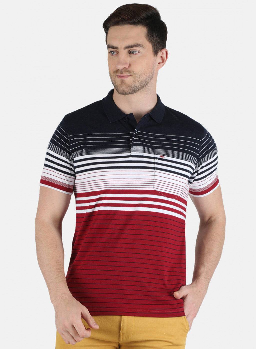 Men Red Stripe T-Shirt