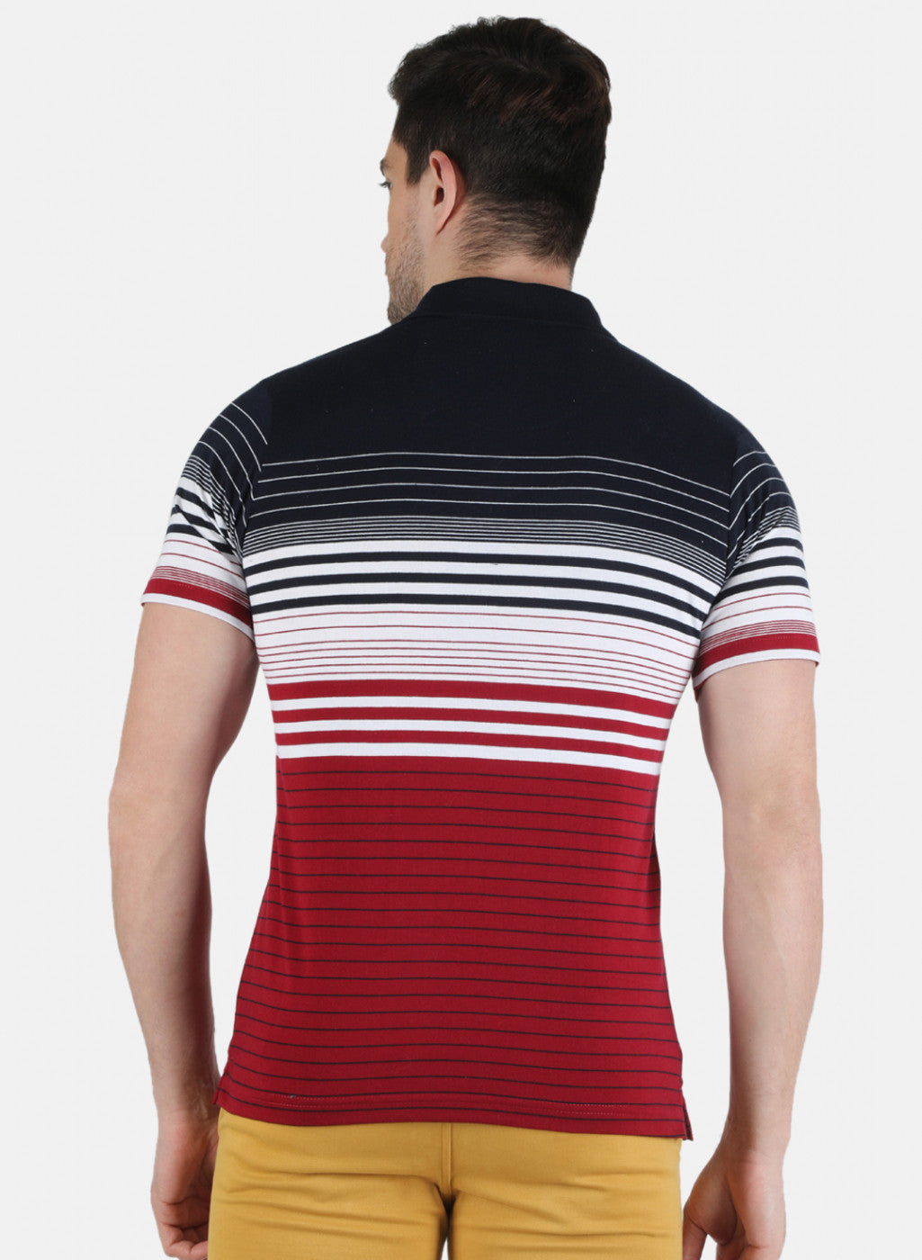 Men Red Stripe T-Shirt