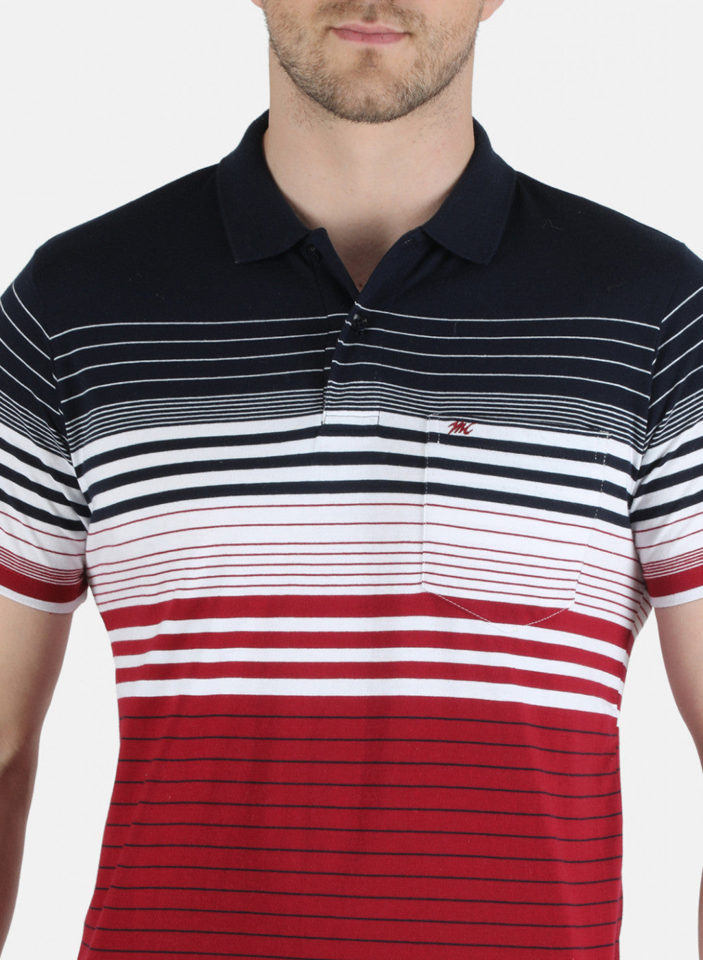 Men Red Stripe T-Shirt