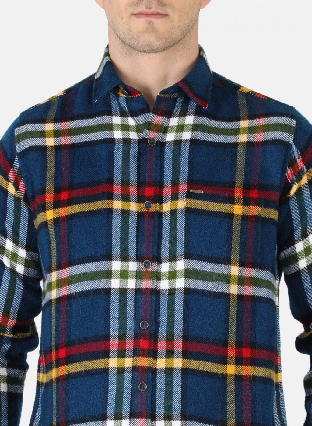 Men Multicolor Check Shirt