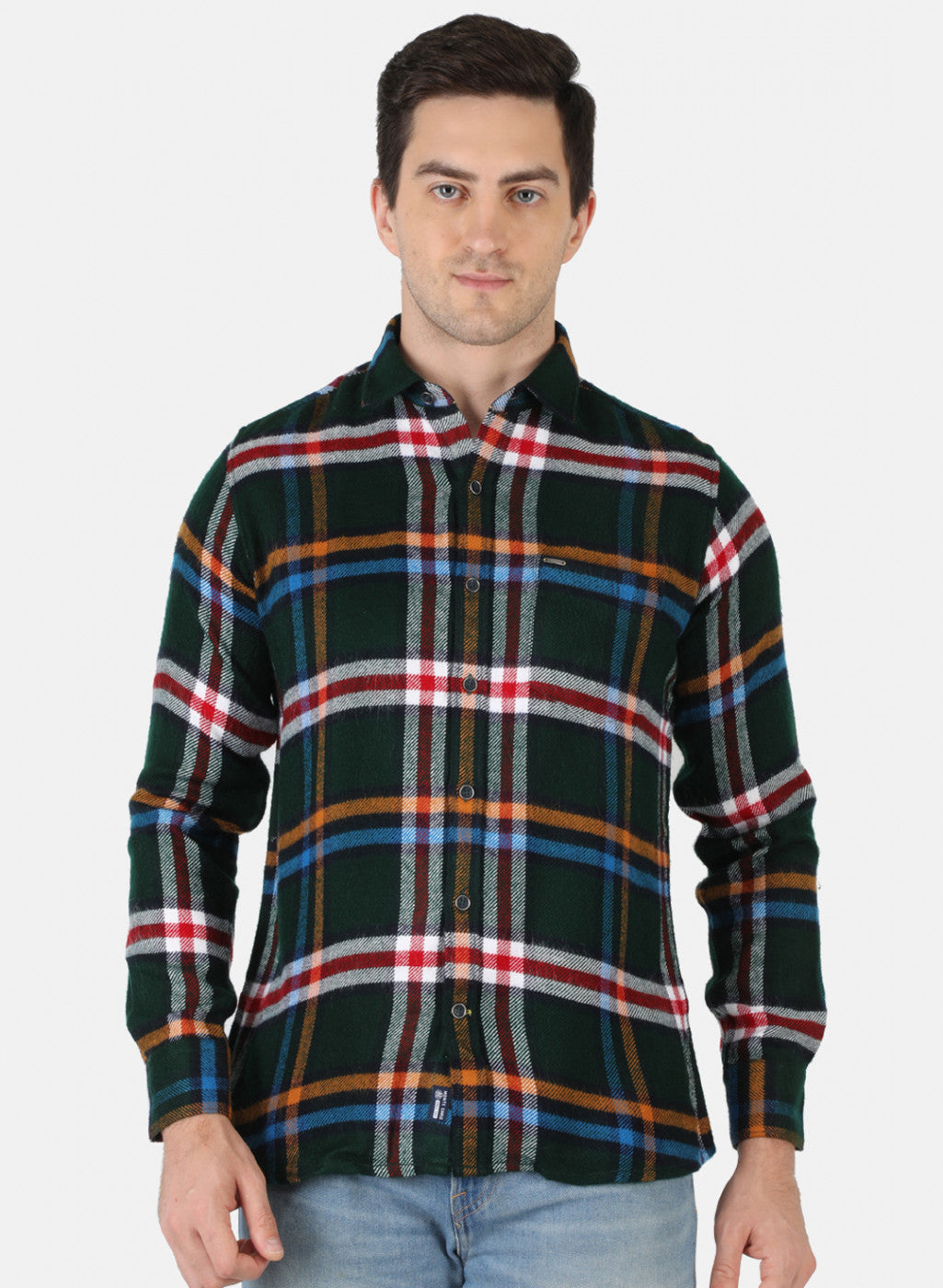 Men Multicolor Check Shirt