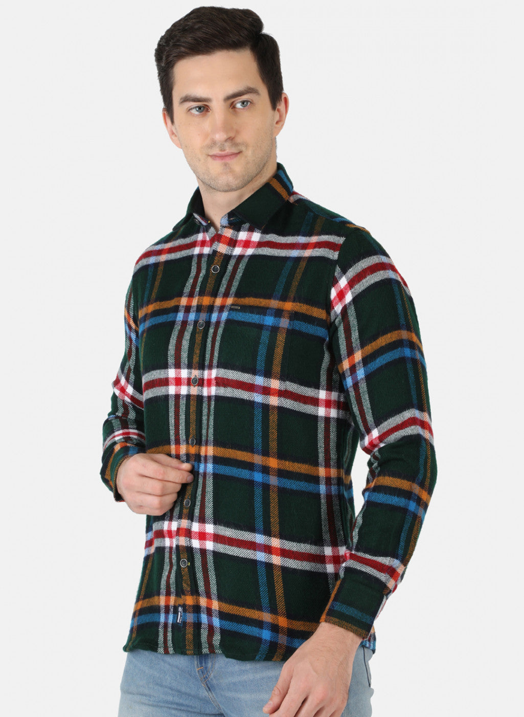 Men Multicolor Check Shirt