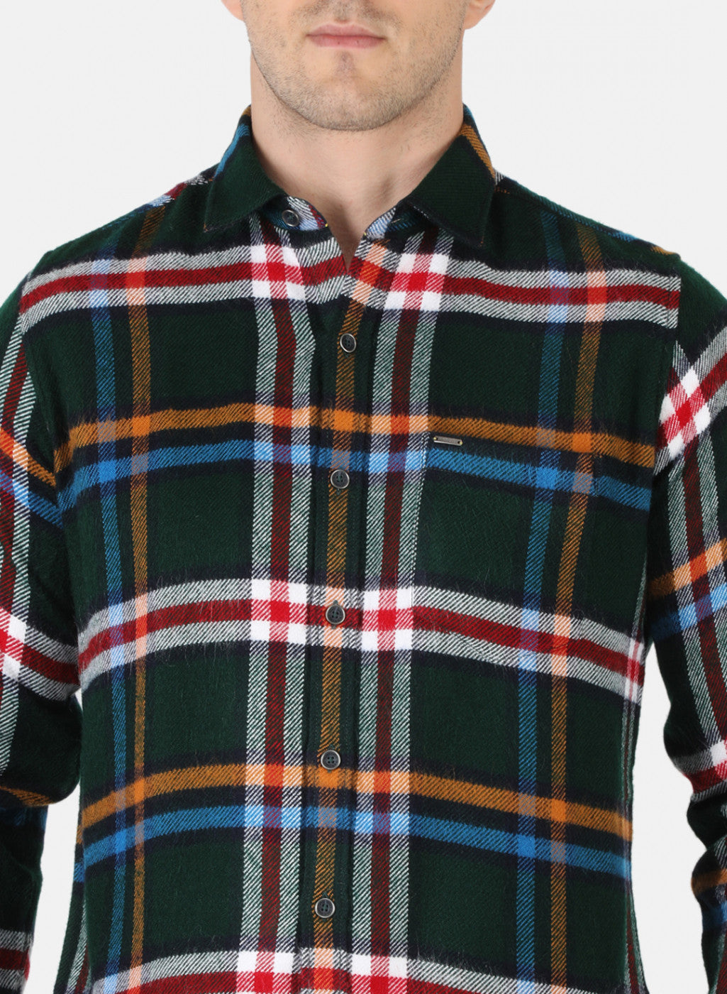 Men Multicolor Check Shirt