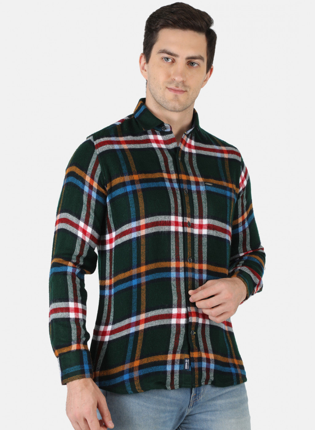 Men Multicolor Check Shirt