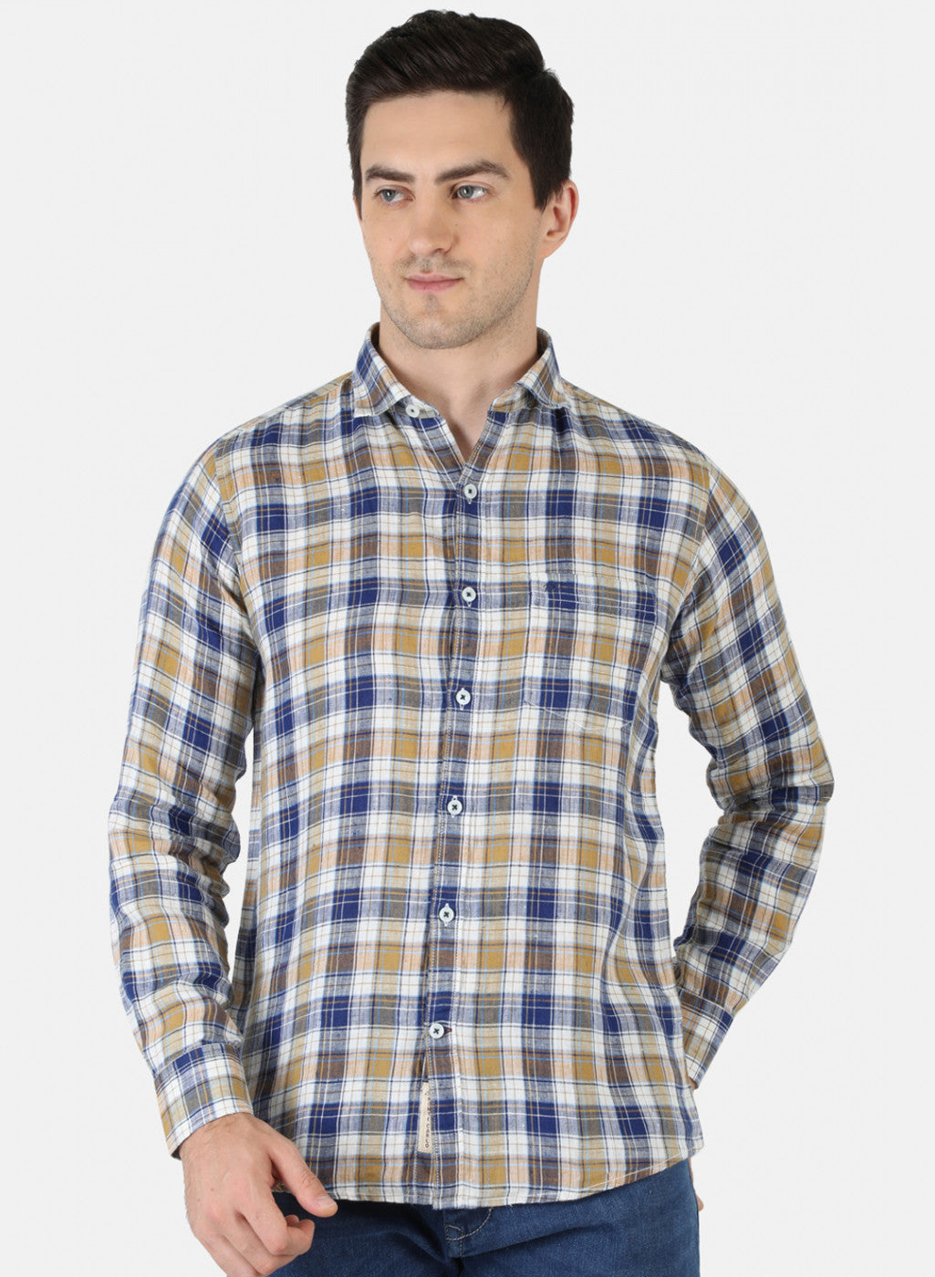 Men Multicolor Check Shirt