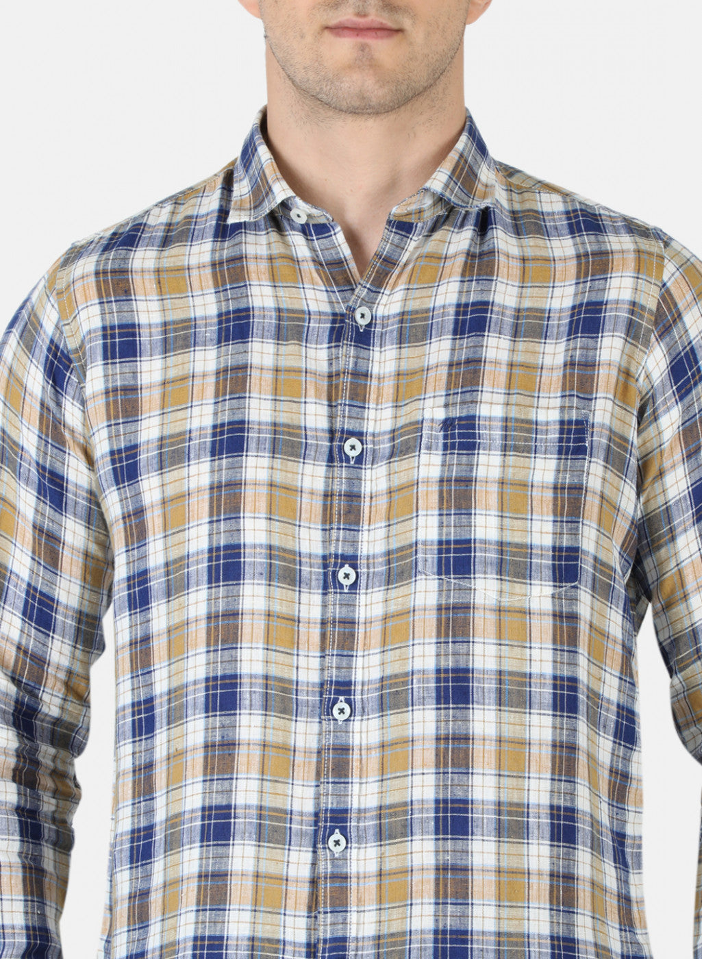 Men Multicolor Check Shirt