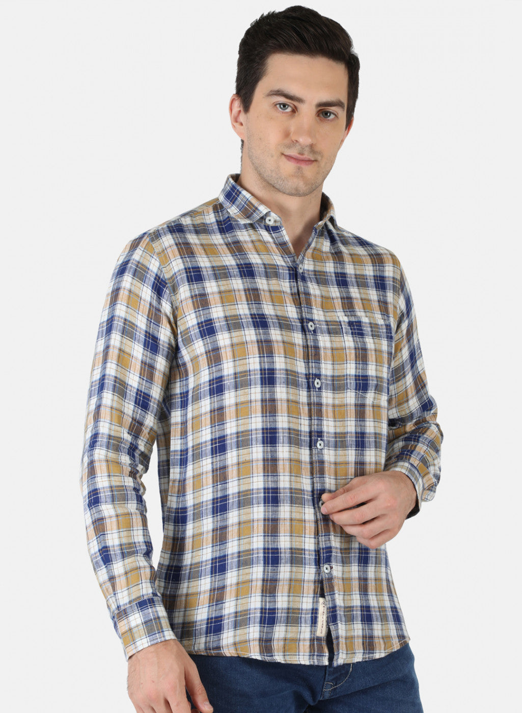 Men Multicolor Check Shirt