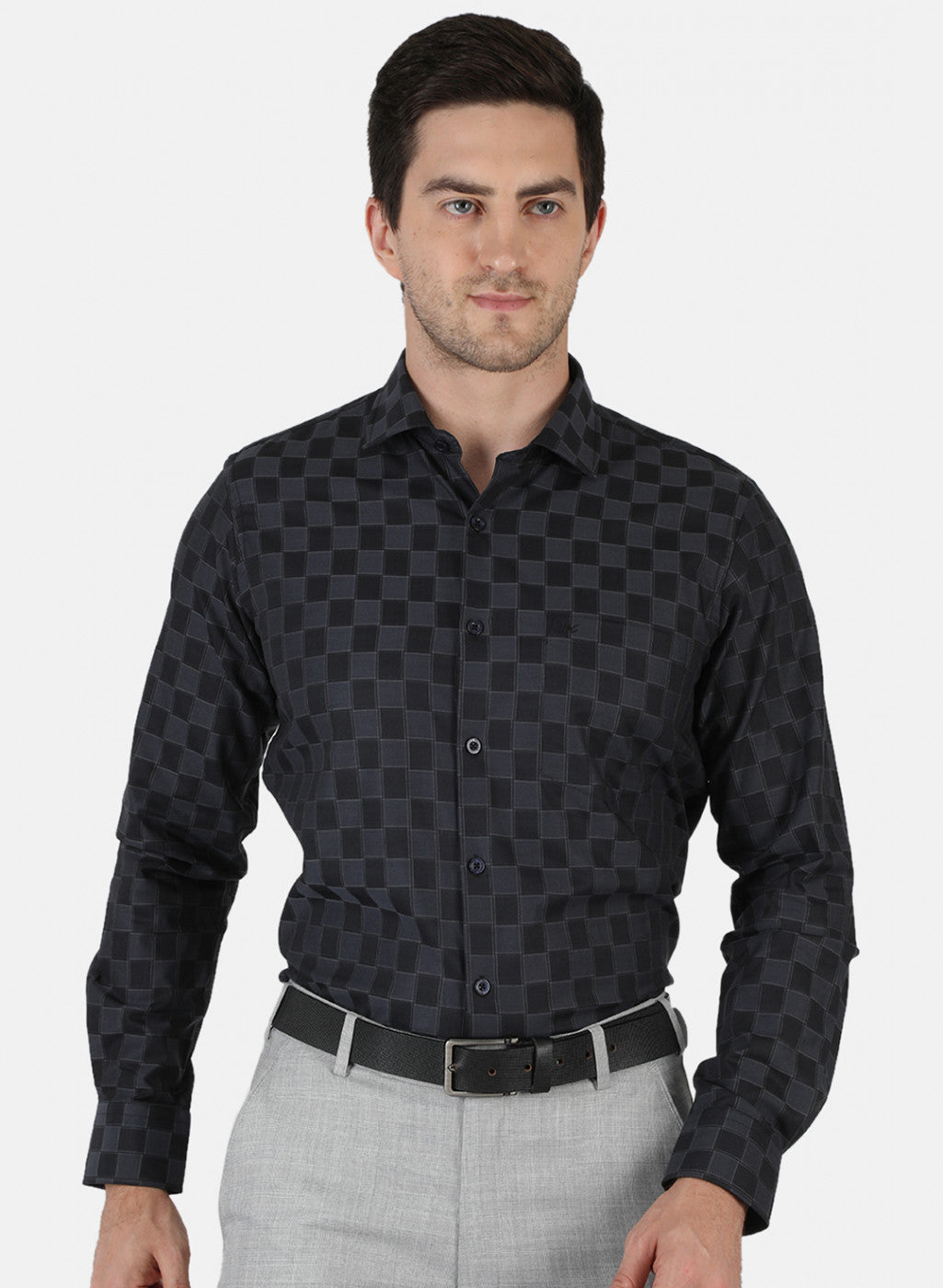 Men Black Printed Shirt