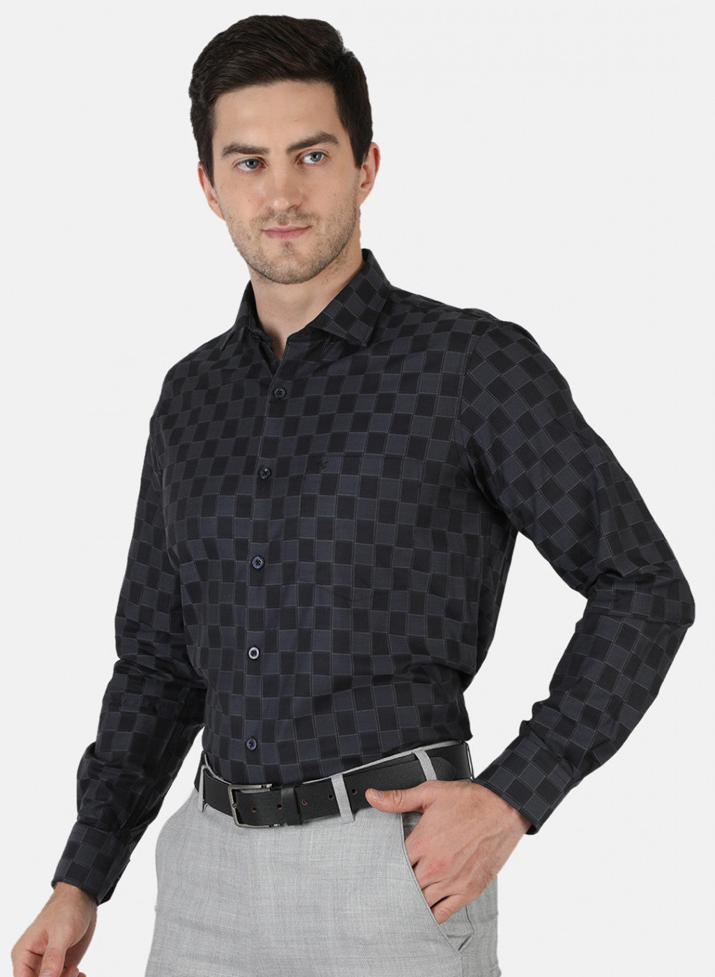 Men Black Printed Shirt