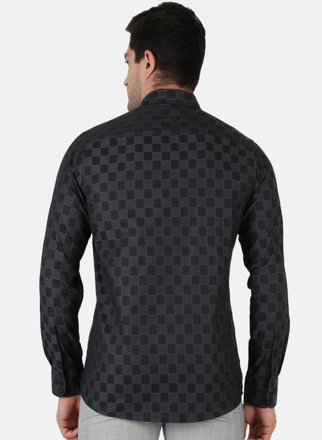 Men Black Printed Shirt