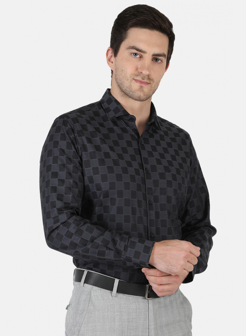 Men Black Printed Shirt