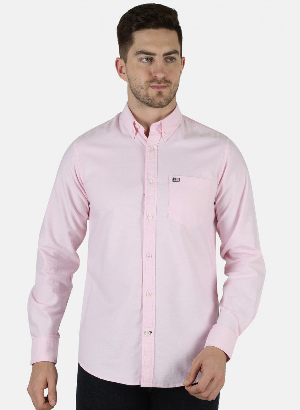 Men Pink Solid Shirt