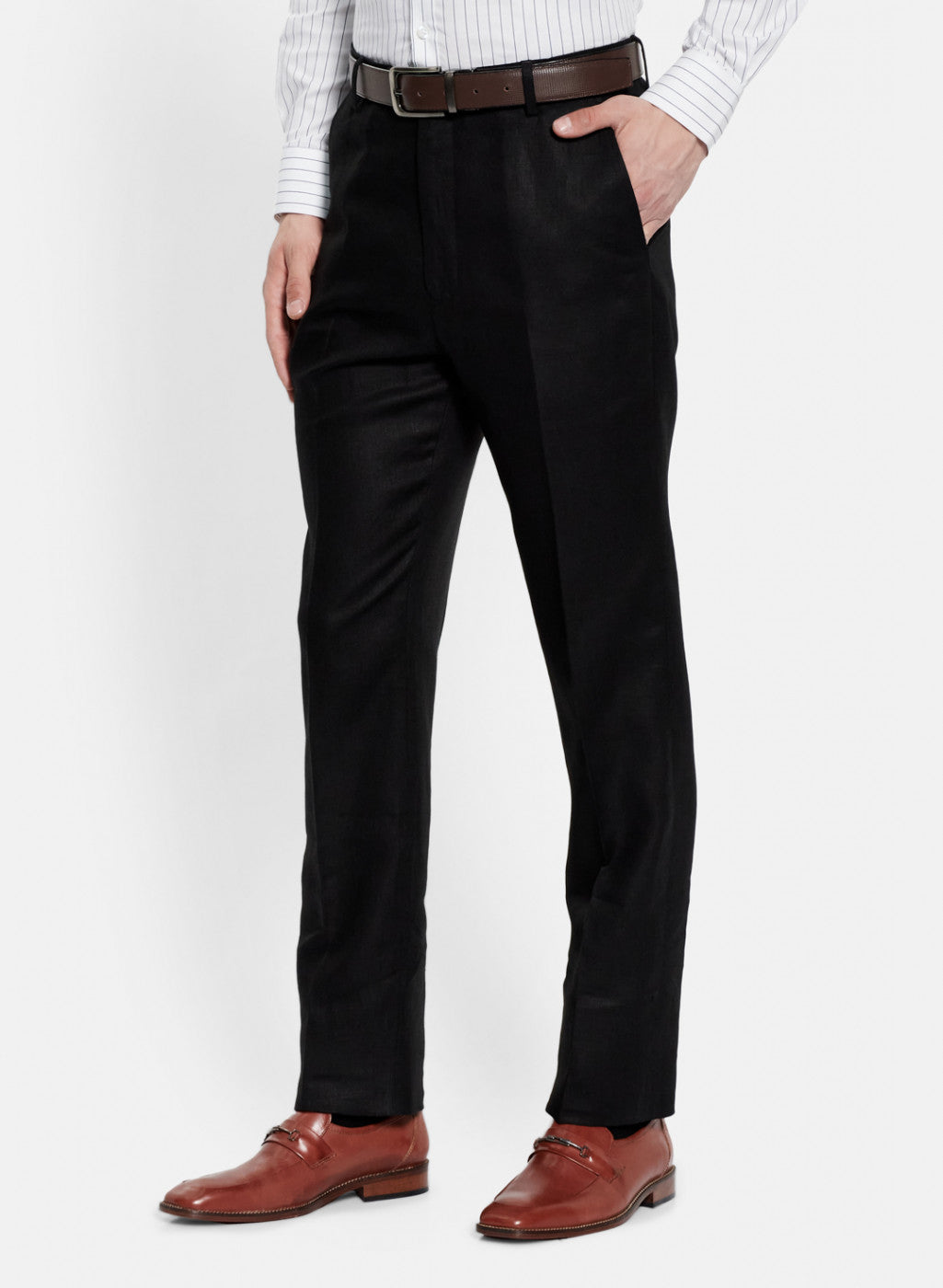 Mens Black Smart Fit Trouser