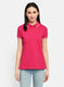 Womens Pink Plain T-Shirt