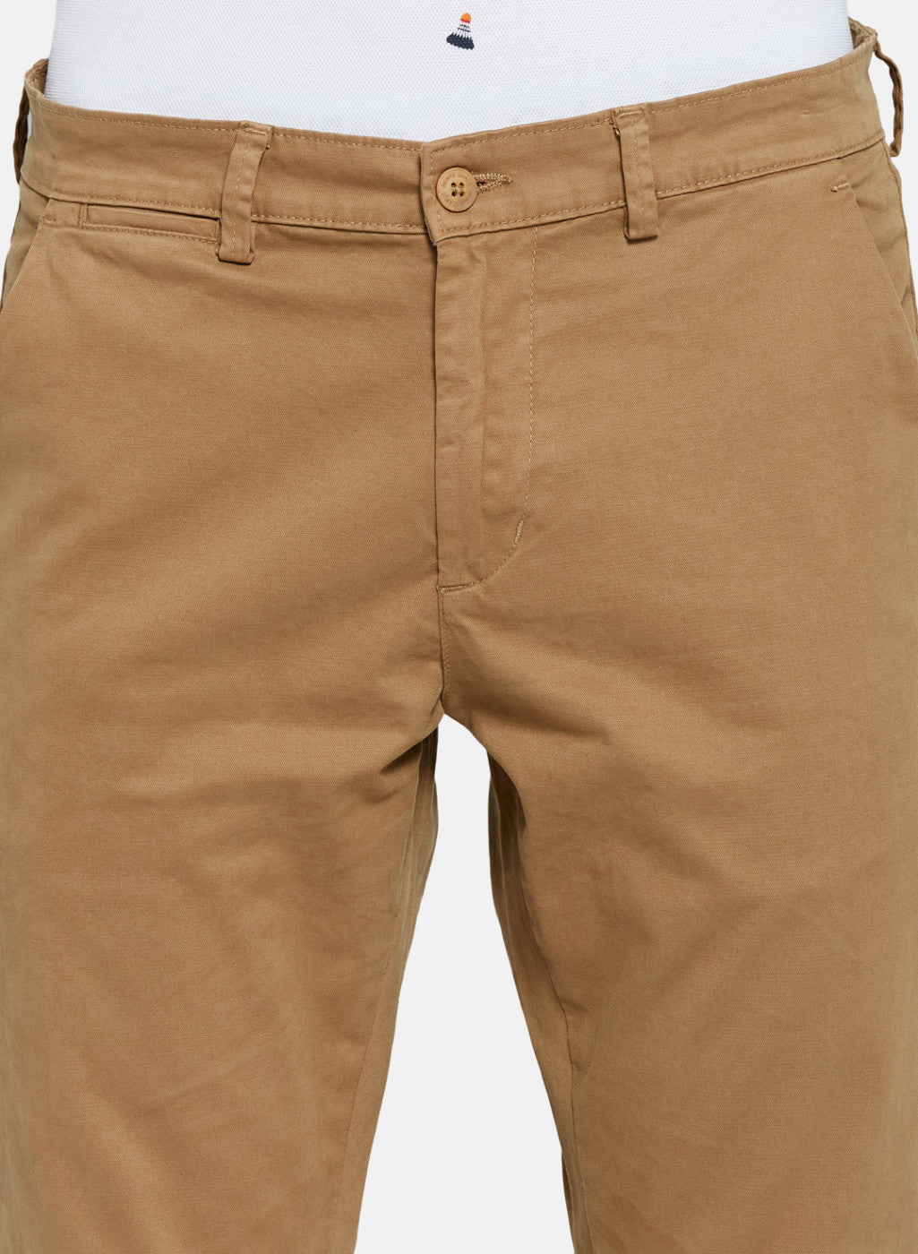 Mens Khaki Slim Fit Trouser