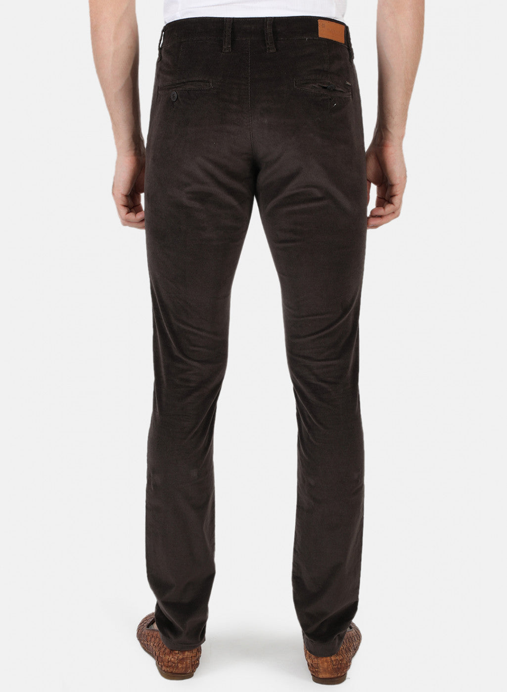 Men Brown Printed Trouser