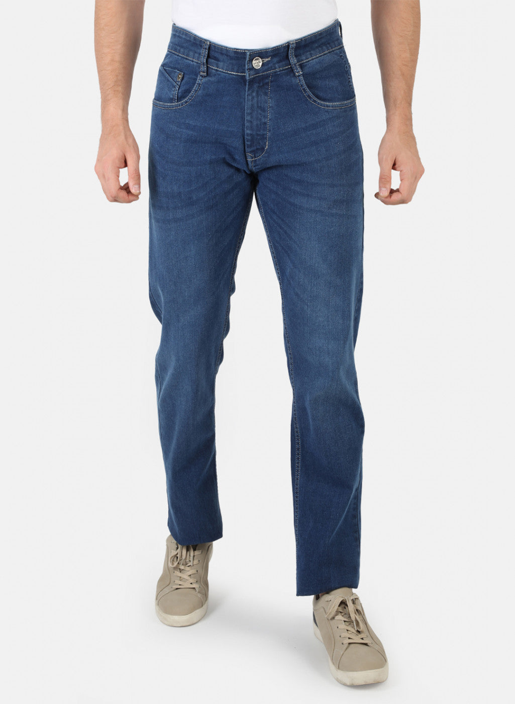 Men Blue Regular Fit Denim