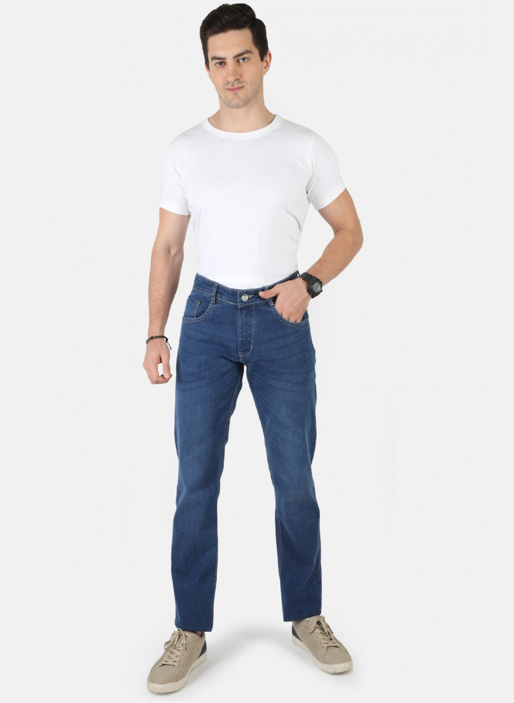 Men Blue Regular Fit Denim