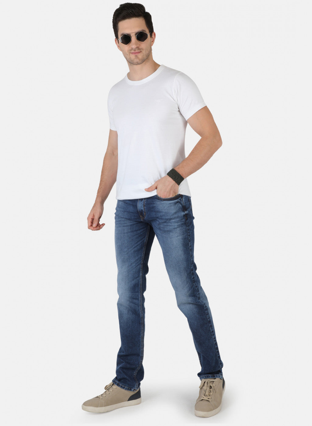 Men Blue Regular Fit Denim