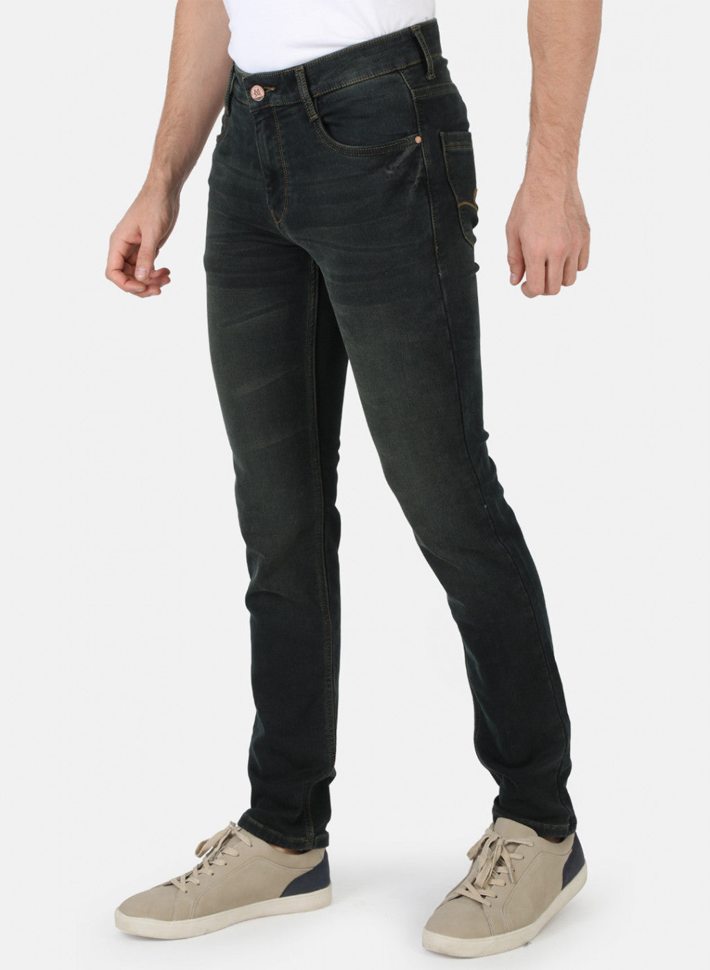 Men Blue Narrow Fit Denim