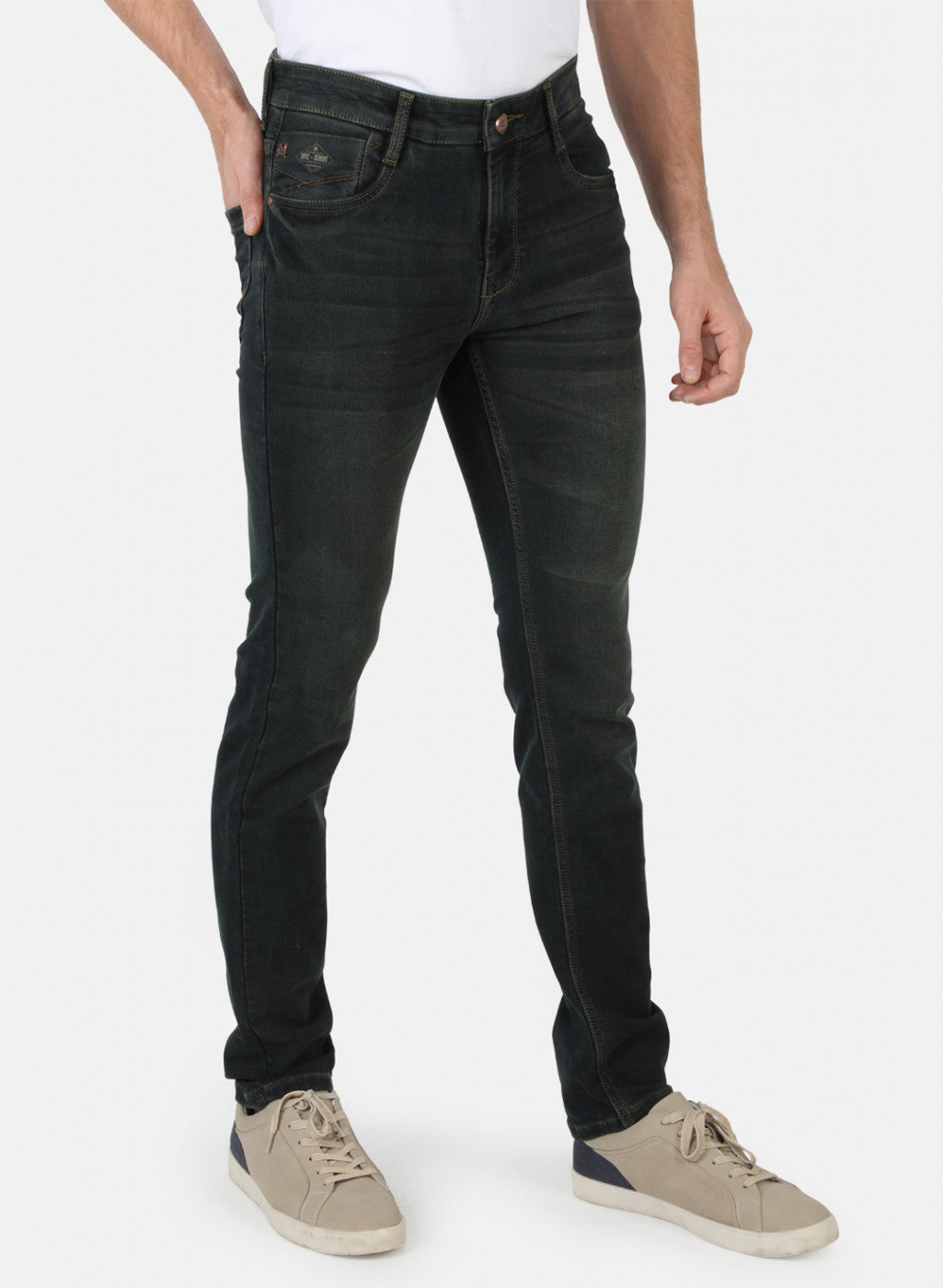 Men Blue Narrow Fit Denim