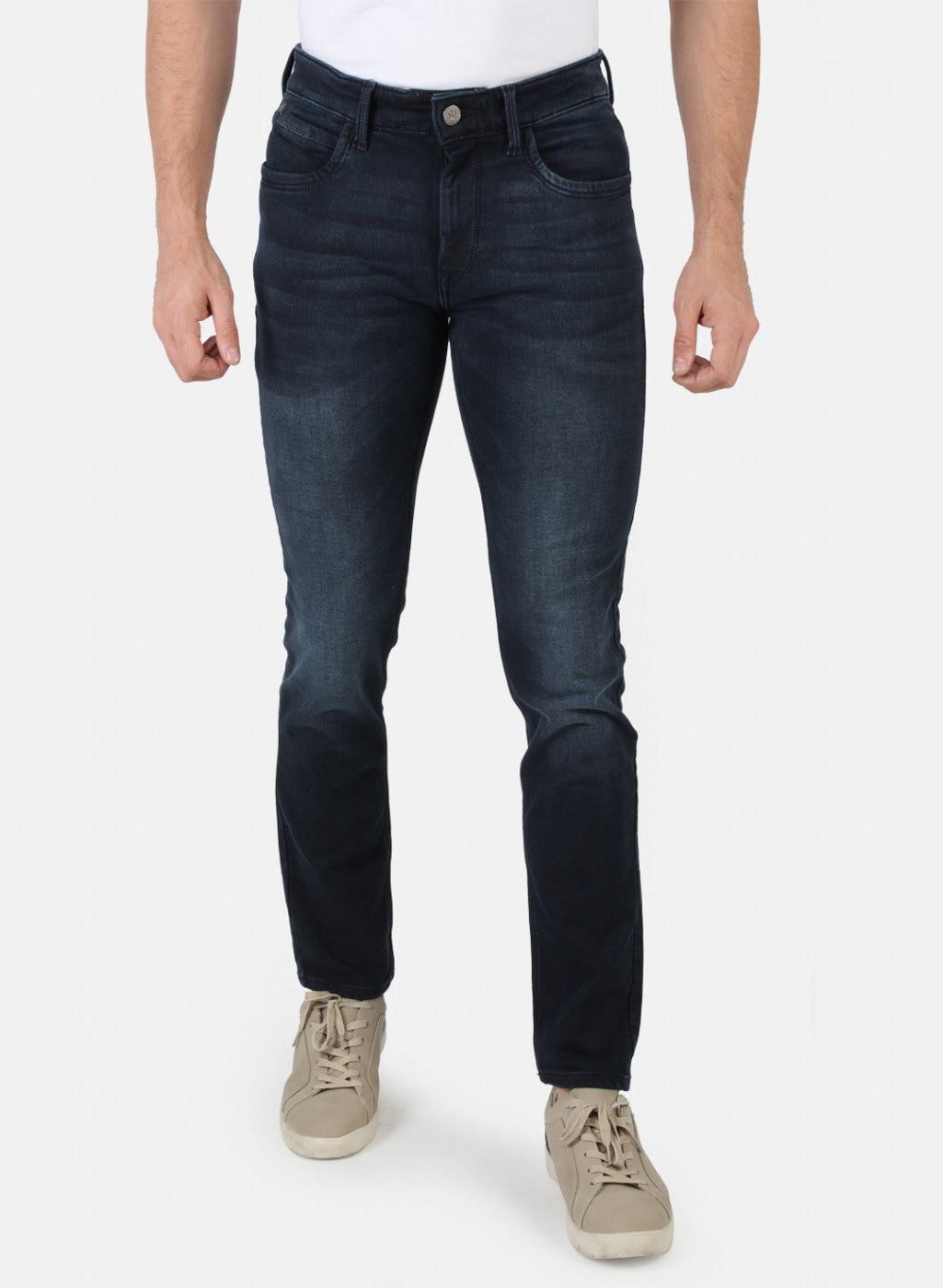 Men NAvy Blue Skinny Fit Denim