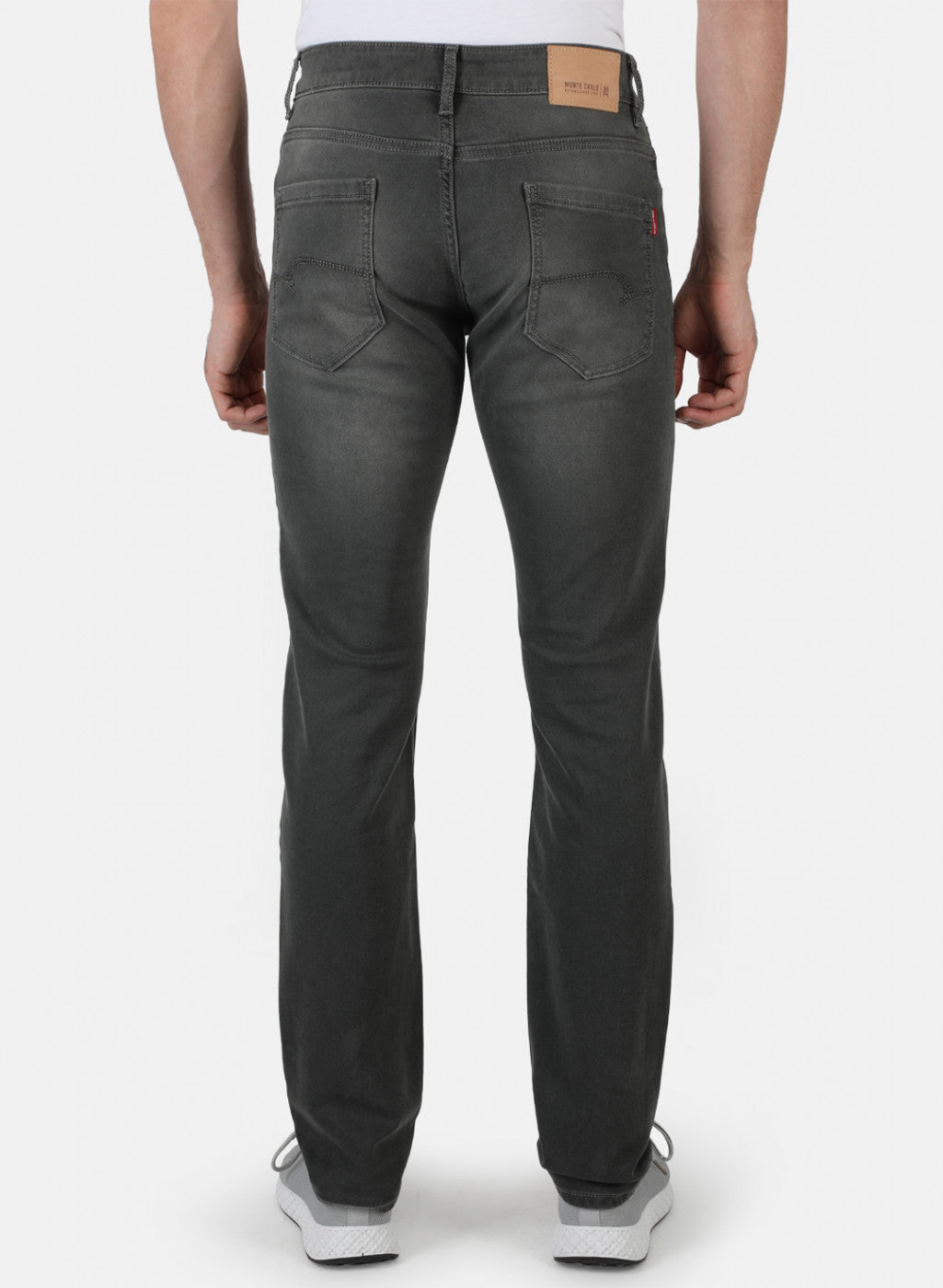 Men Grey Narrow Fit Denim