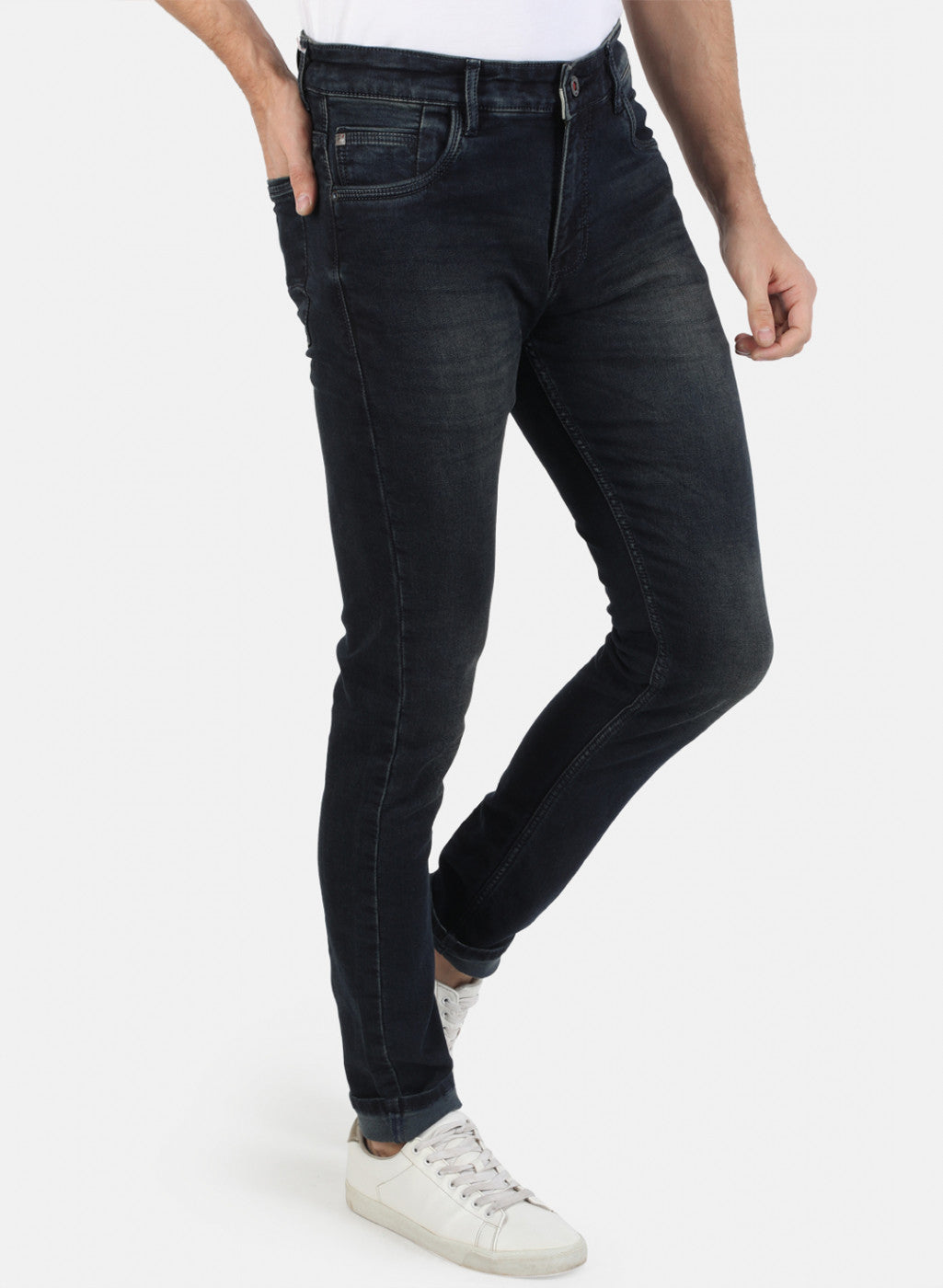 Men Grey Skinny Fit Denim