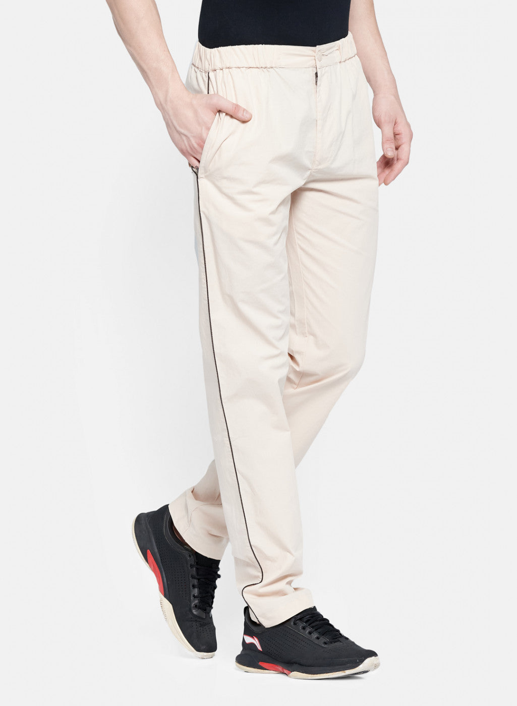 Mens Beige Smart Fit Lower